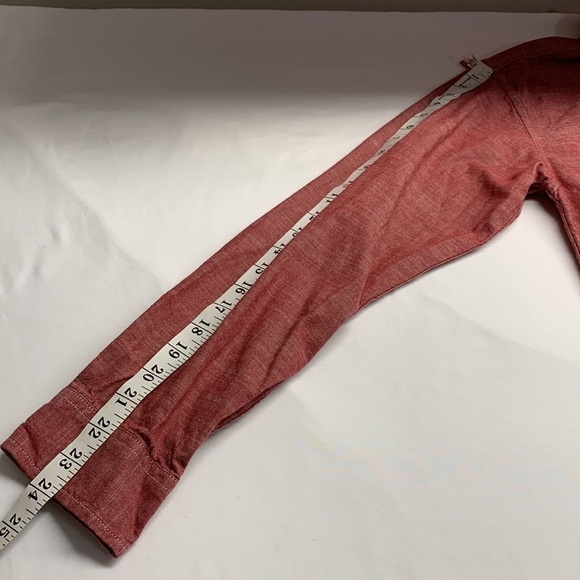 Eddie Bauer Long Sleeve Button Down Cotton Shirt Small Red - Picture 11 of 11